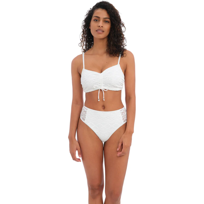 Sundance High Waist Bikini Brief White - Freya Swim - Image 3