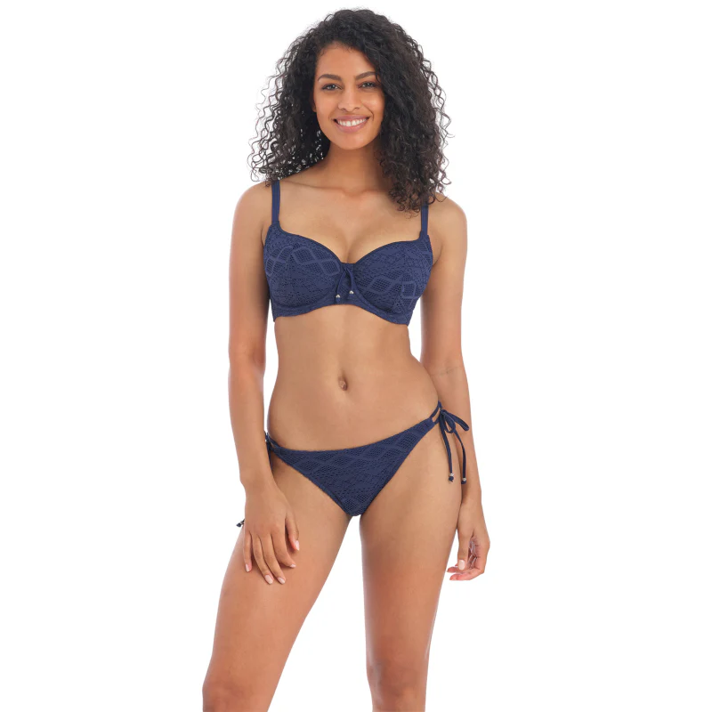 Sundance Rio Tie Side Bikini Brief Denim Blue - Freya Swim - Image 3