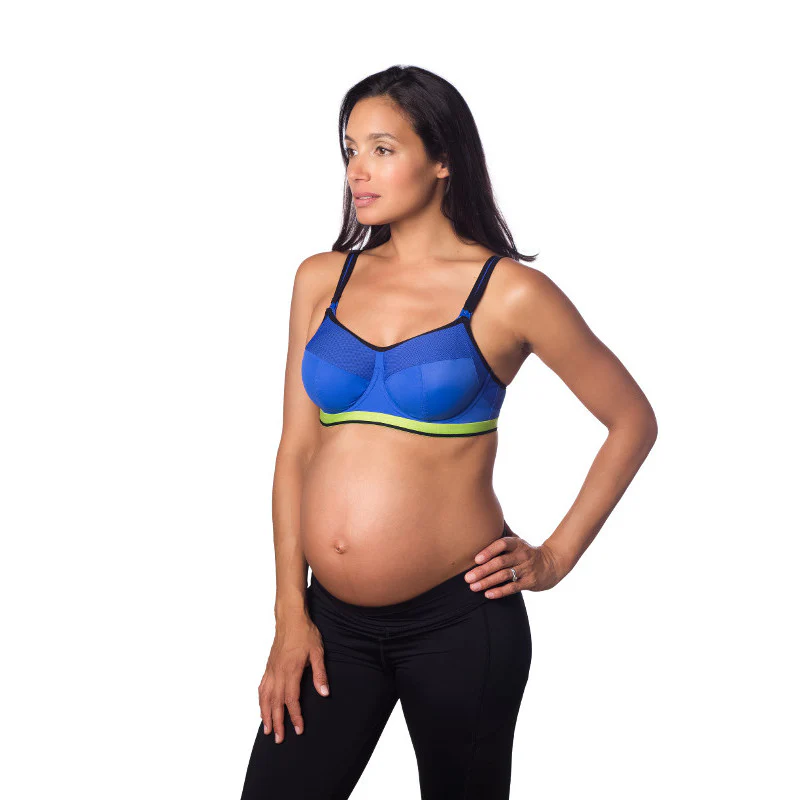 Activate Sports Nursing Maternity Bra Blue - Hotmilk - Image 2