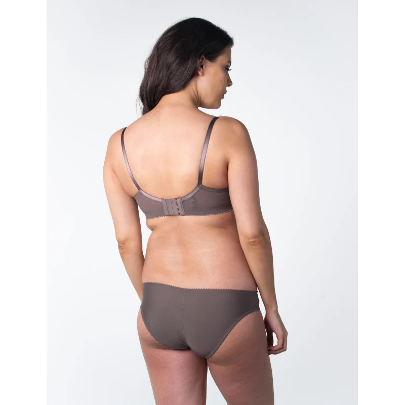 Show-Off Nursing Maternity Bra Brown - Hotmilk - Image 4