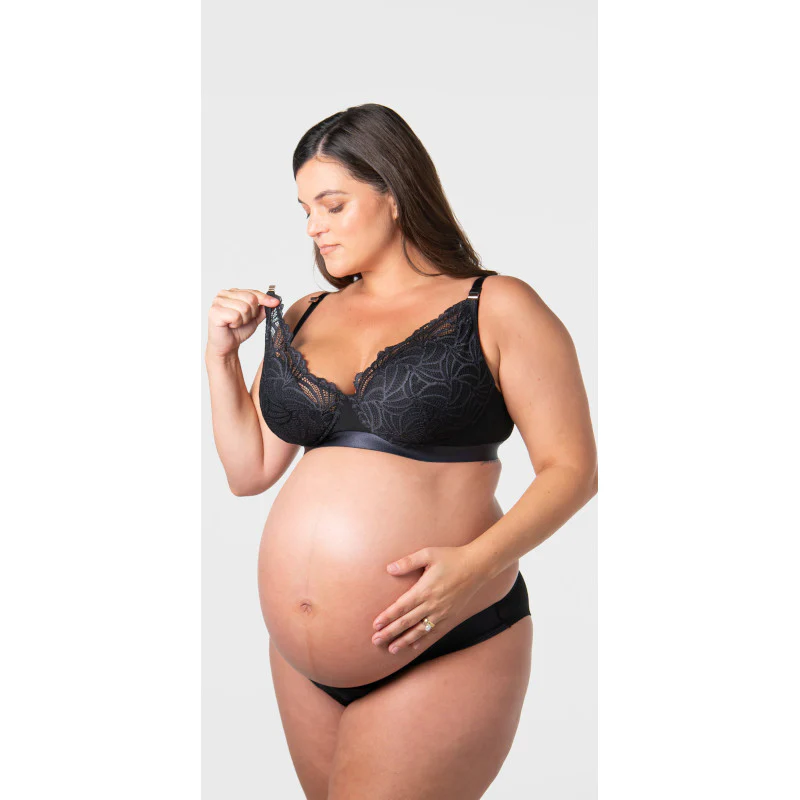Warrior Plunge Nursing Maternity Bra - Hotmilk - Image 3