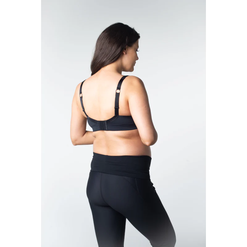 Balance Nursing Maternity Sports Bra Black - Hotmilk - Image 2