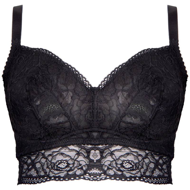 Heroine Maternity Bralette Black - Hotmilk