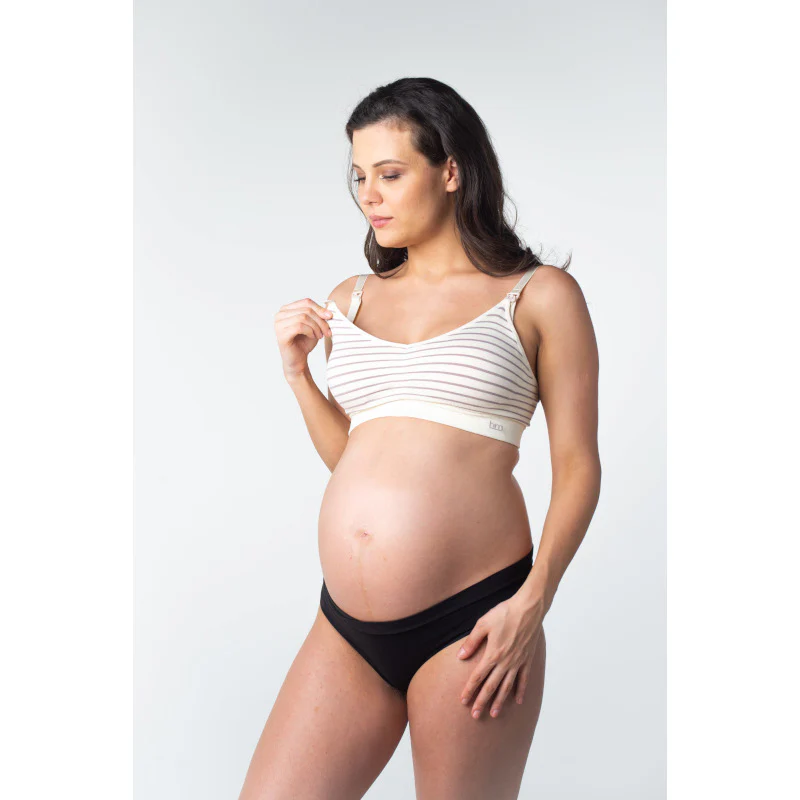 My Necessity Nursing Bra Twilight Stripe Ivory - Hotmilk - Image 3