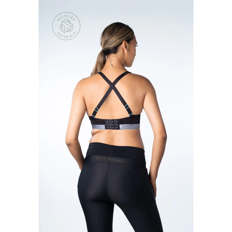 Reactivate Sports Nursing Maternity Bra Black - Hotmilk - Image 5