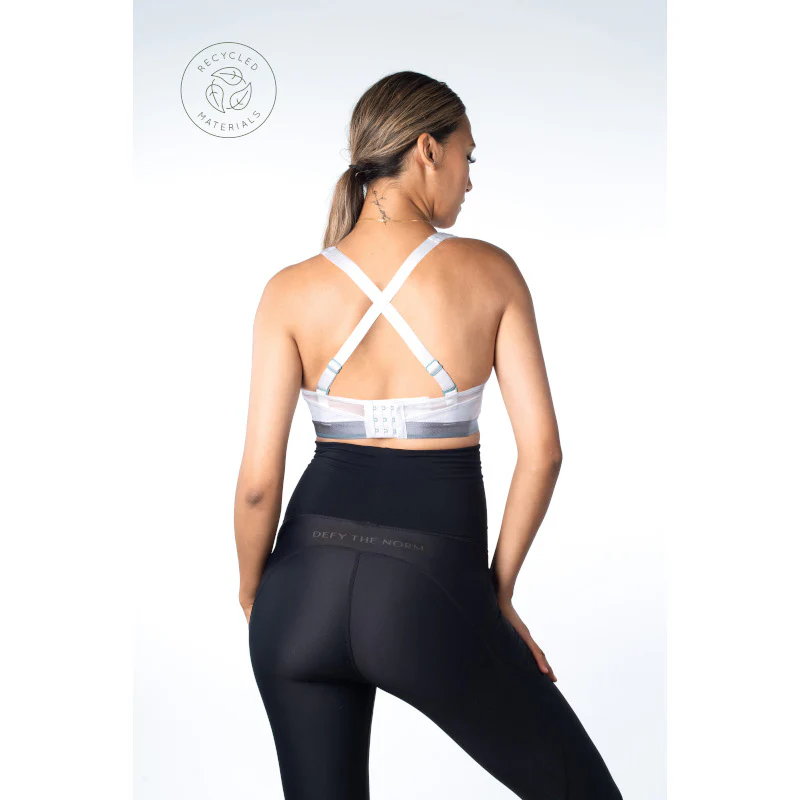 Reactivate Sports Nursing Maternity Bra White - Hotmilk - Image 5