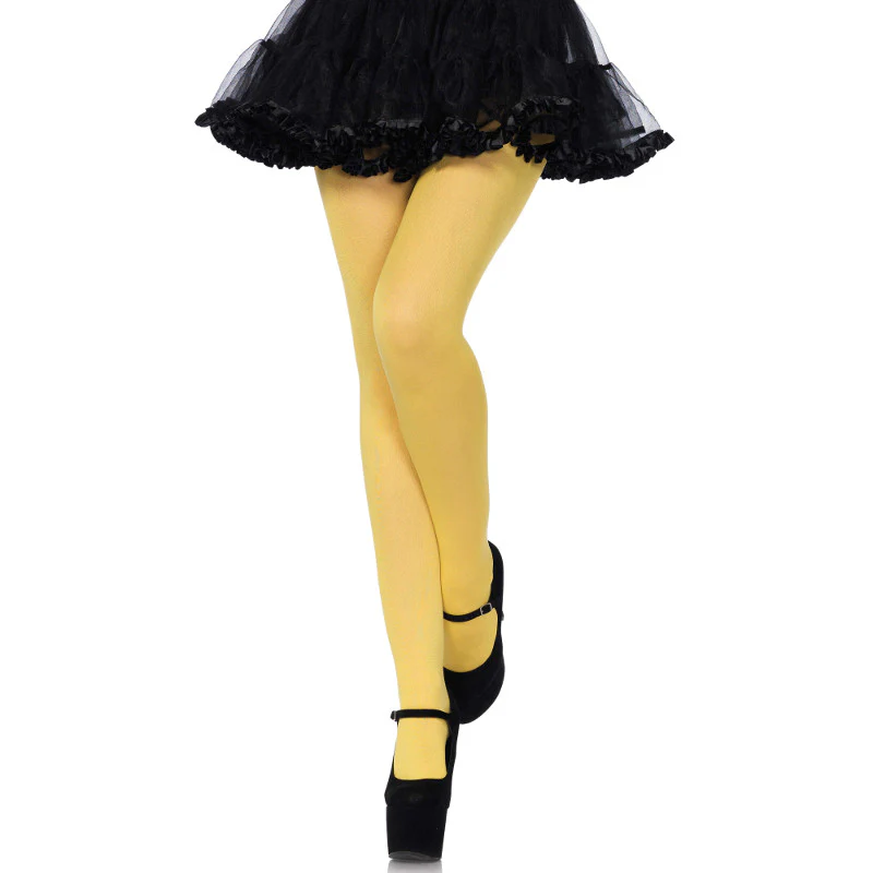 Opaque Yellow Pantyhose - Leg Avenue