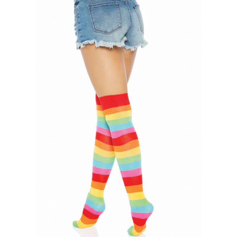 Rainbow Thigh Highs - Leg Avenue - Image 2