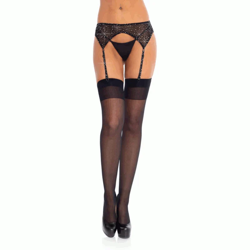Rhinestone Garter Belt - Leg Avenue