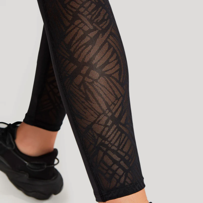 High Waist Exercise Leggings Black - Panache Sport - Image 4