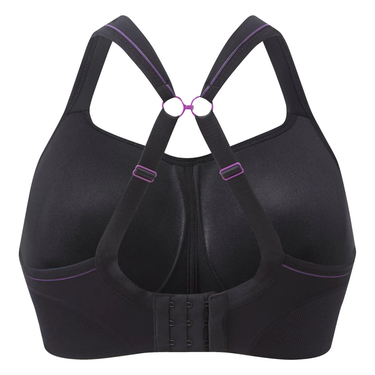 Black Sports Bra Non-Wired - Panache - Image 4