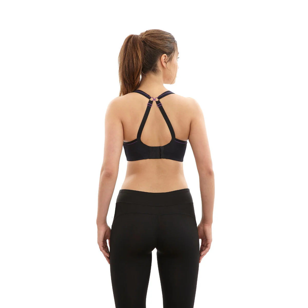 Black Sports Bra Non-Wired - Panache - Image 7