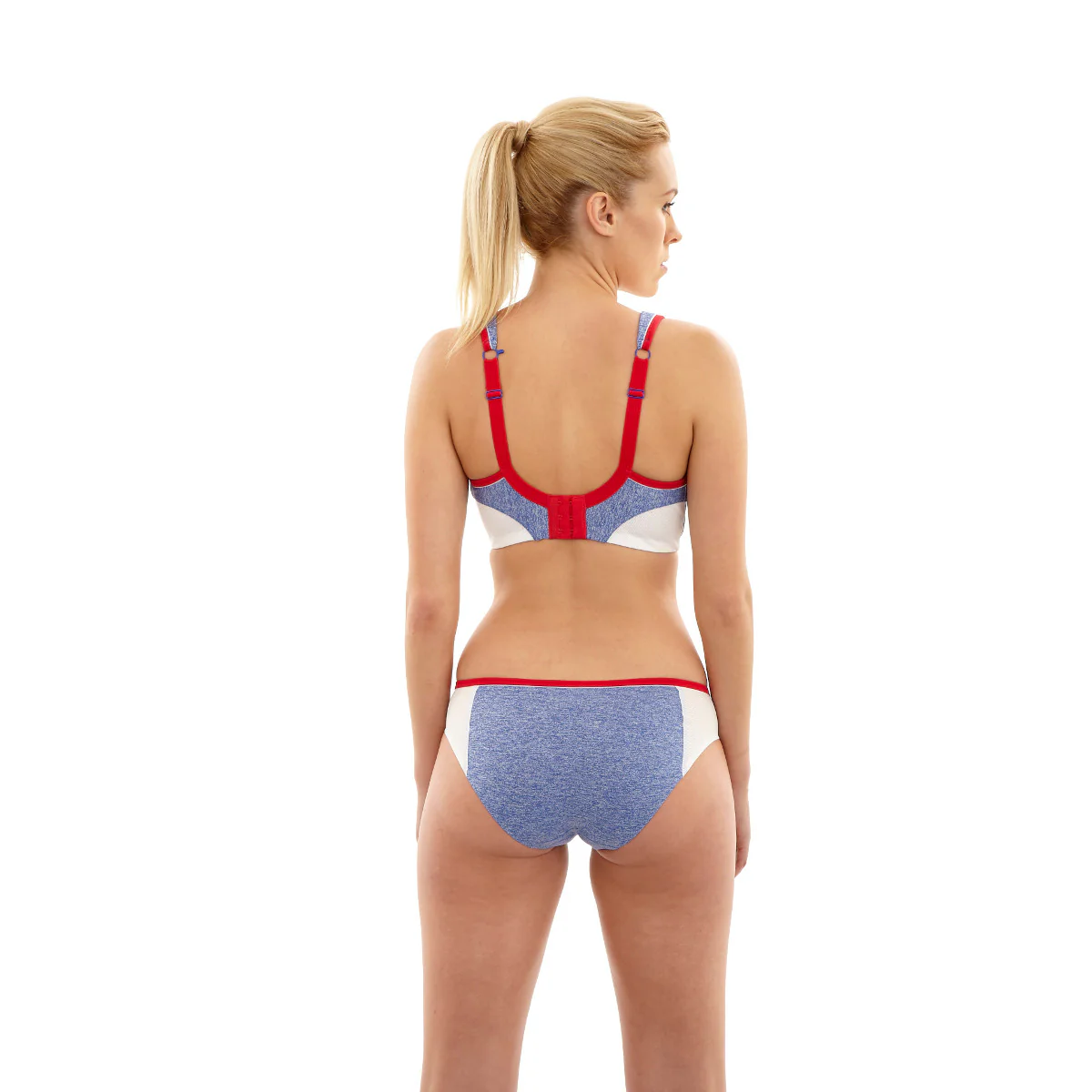 Blue Marl Sports Bra Non-Wired - Panache - Image 4