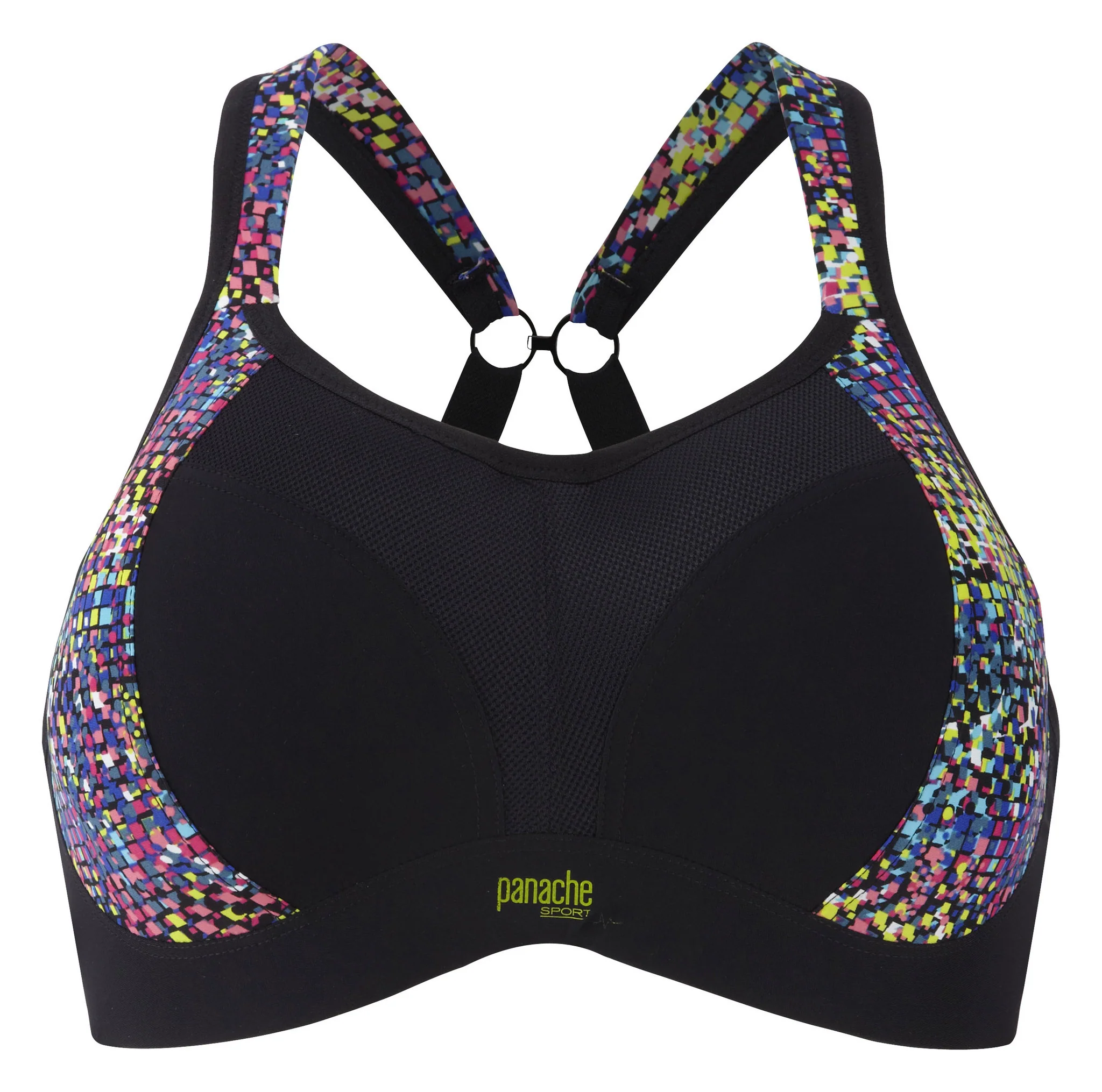 Sports Bra Non-Wired Geo Print - Panache - Image 3