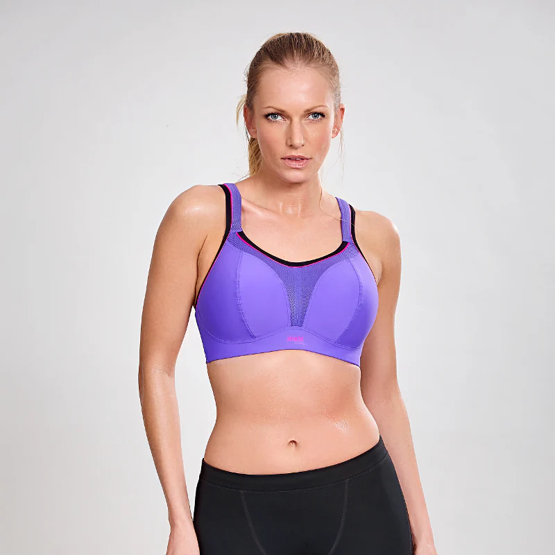 Purple Pink Sports Bra Non-Wired - Panache - Image 4