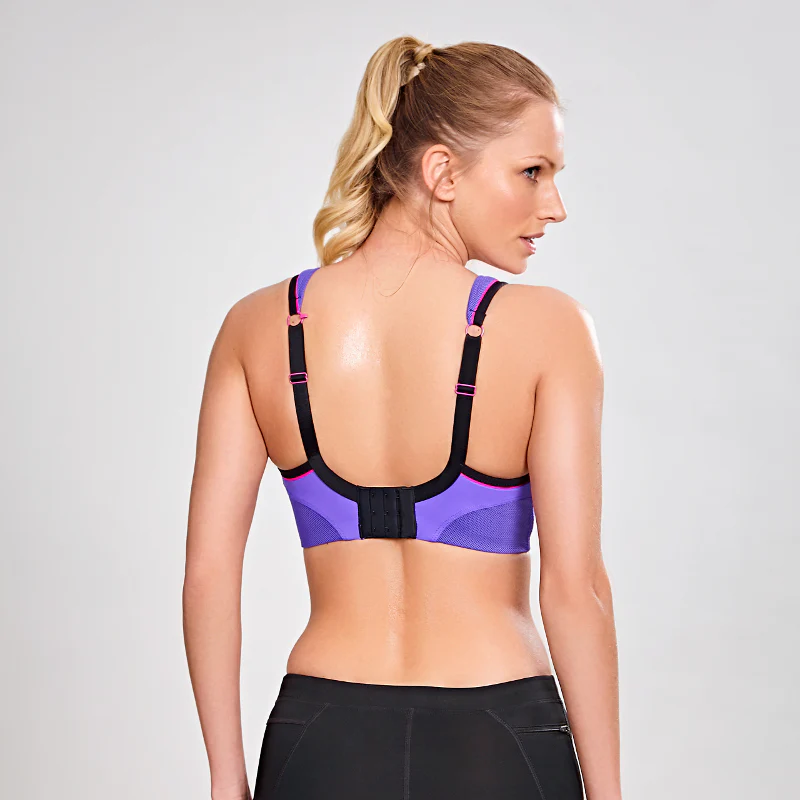 Purple Pink Sports Bra Non-Wired - Panache - Image 5