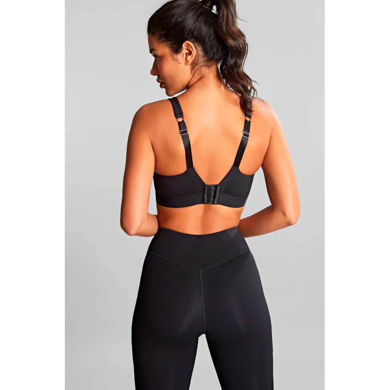 Endurance Non Padded Sports Bra Underwired Black - Panache - Image 3