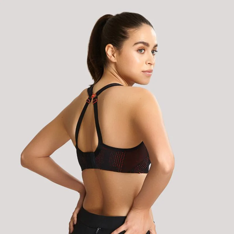 Black Coral Sports Bra Underwired - Panache - Image 4