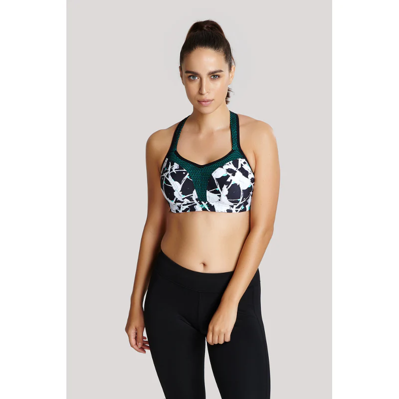 Graffiti Print Sports Bra Underwired - Panache - Image 4