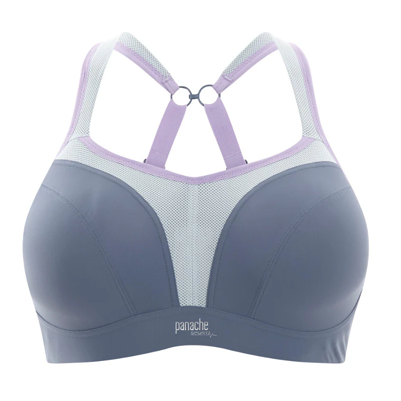 Grey Sports Bra Underwired - Panache - Image 3