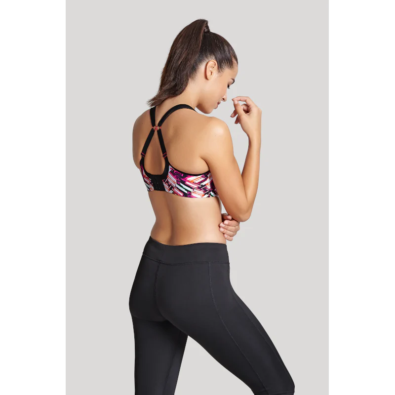 Neon Lights Print Sports Bra Underwired - Panache - Image 4