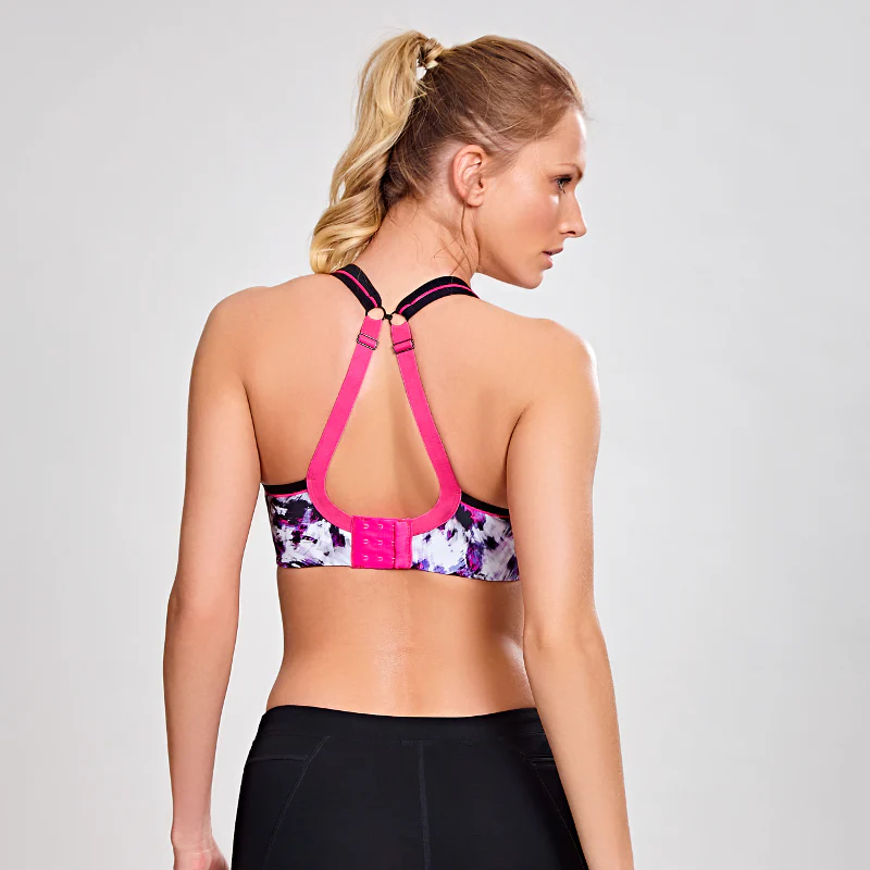 Painterly Print Sports Bra Underwired - Panache - Image 6