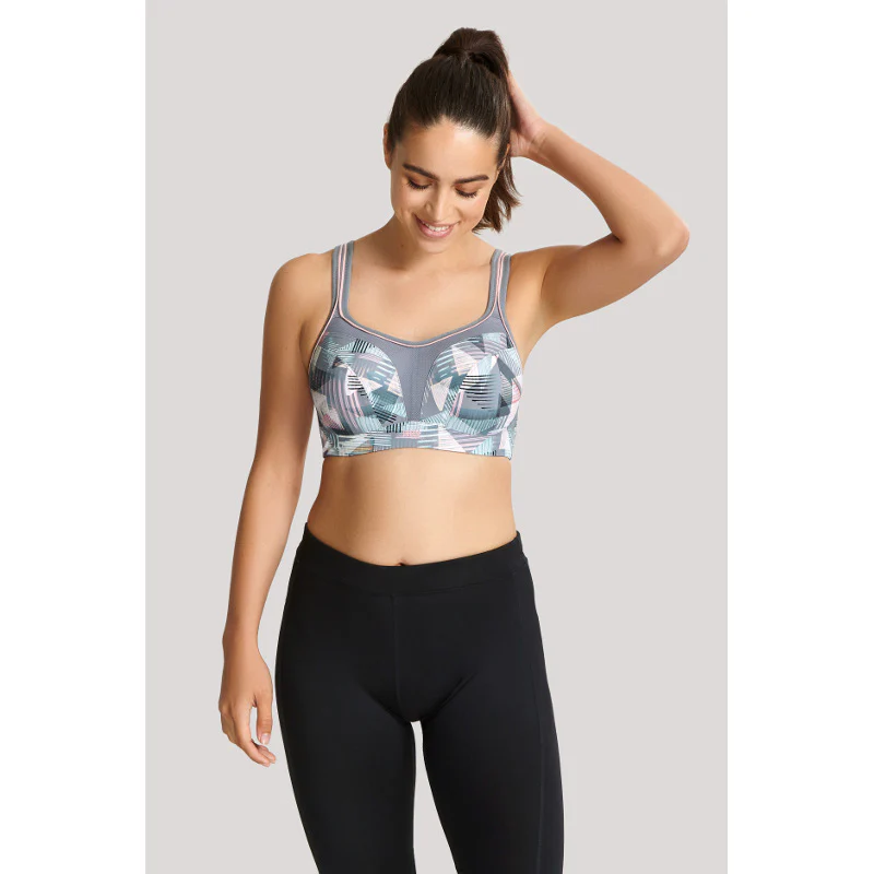 Panache Pastel Retro Underwired Sports Bra - Image 4