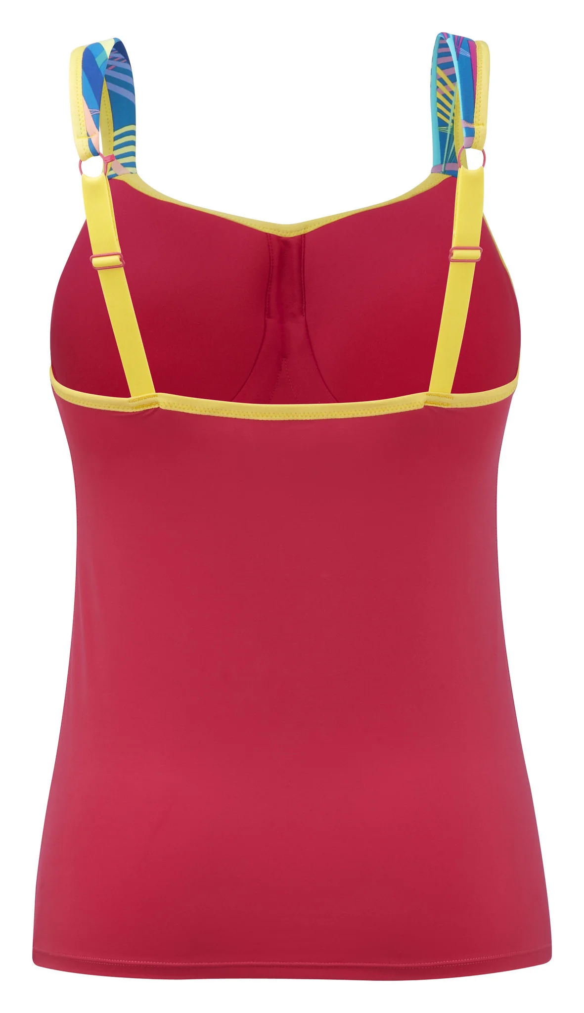 Sports Top Vest Coral Multi-Colour Print - Panache - Image 3
