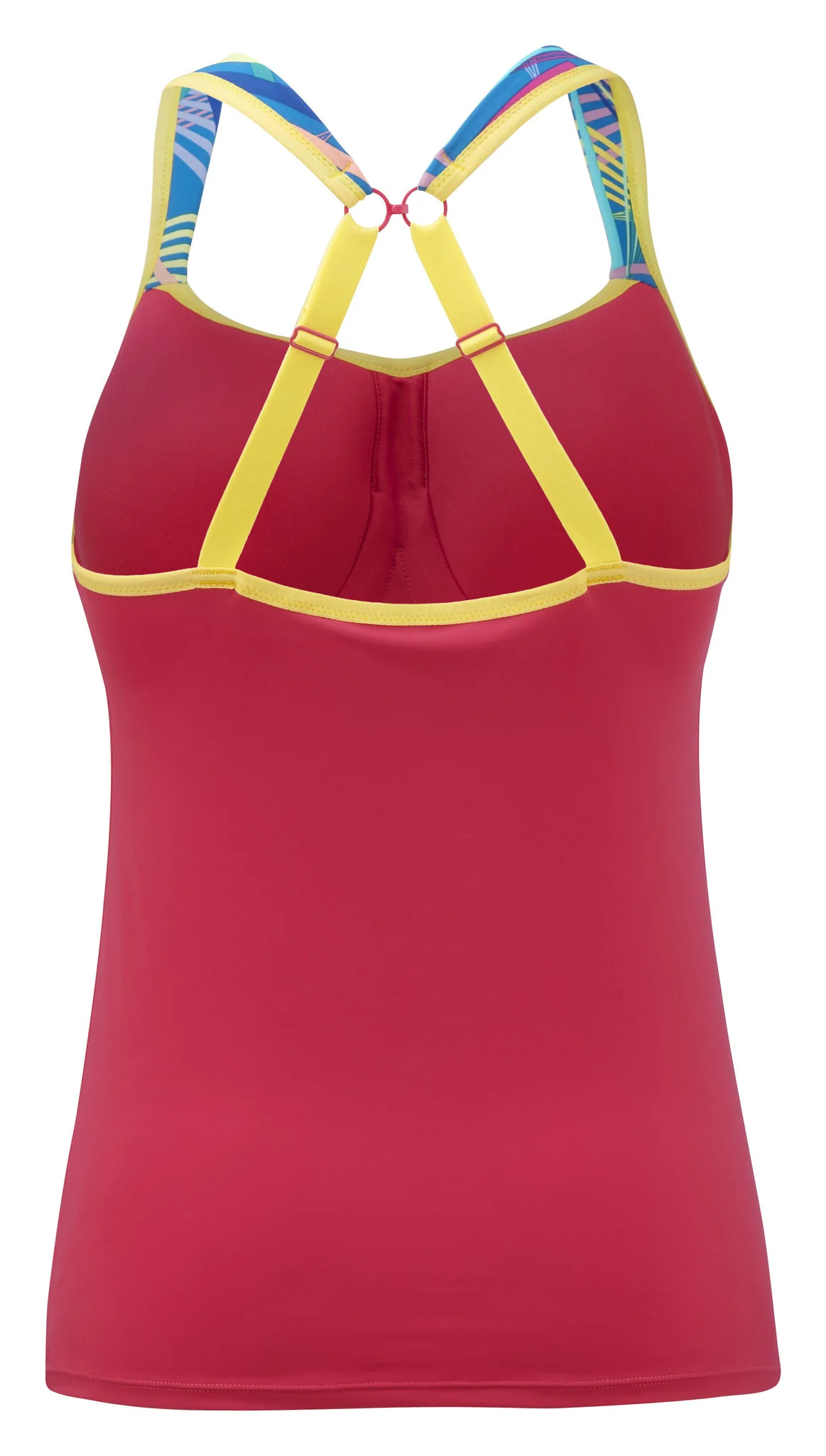 Sports Top Vest Coral Multi-Colour Print - Panache - Image 4