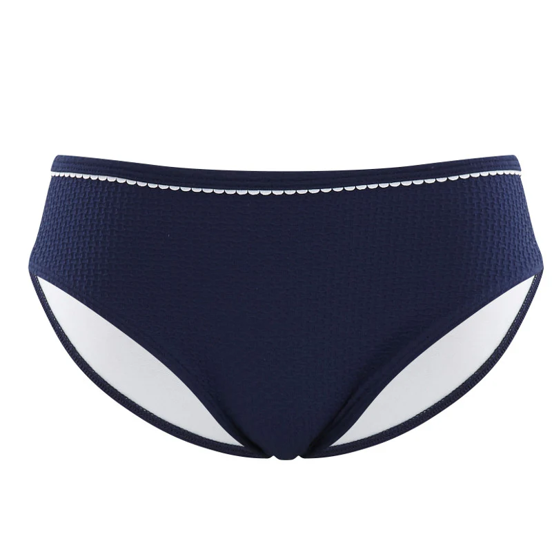 Anya Voyage Navy Blue Classic Bikini Brief Pant - Panache Swim