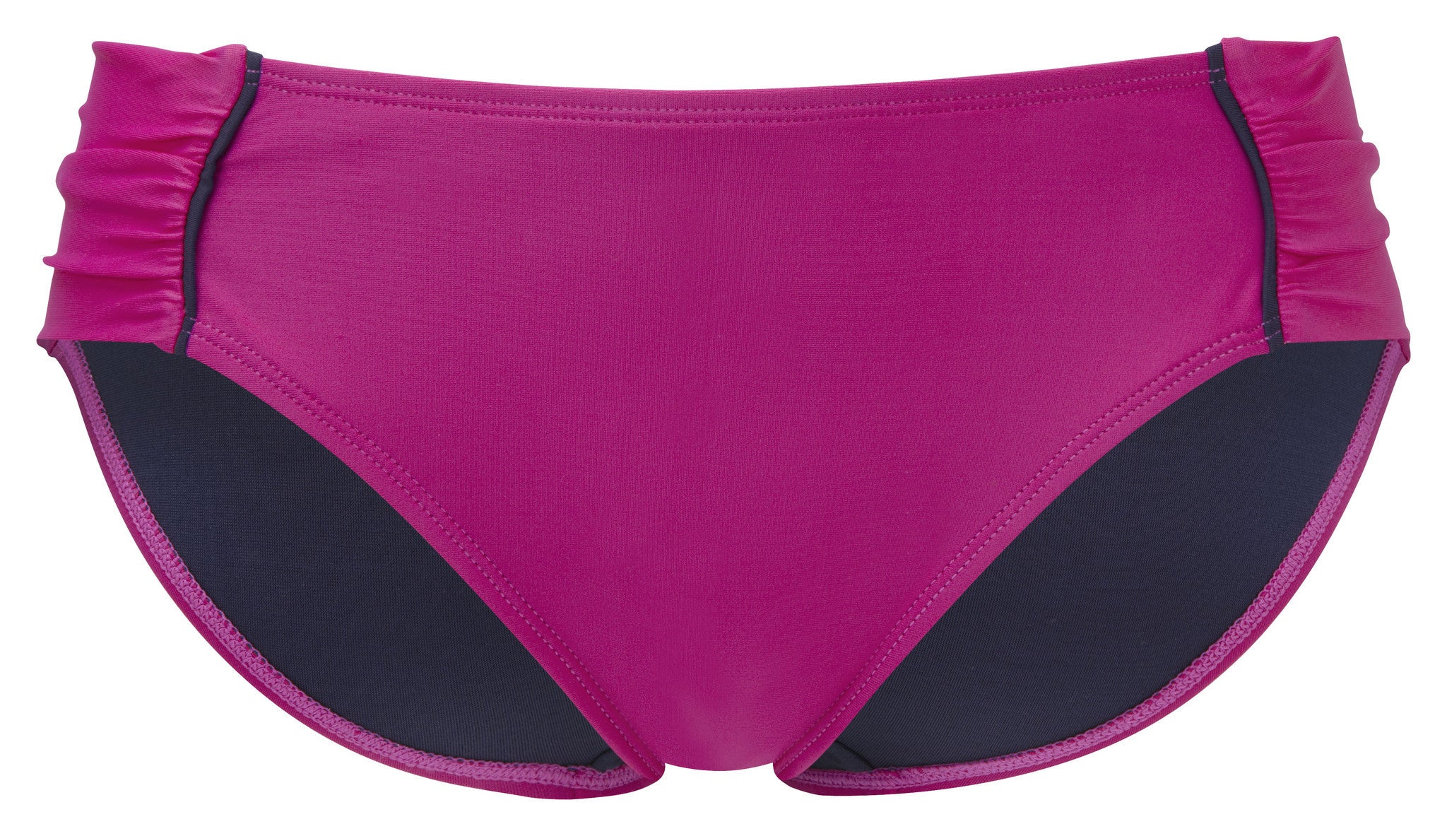 Veronica Magenta Gathered Bikini Brief - Panache Swim