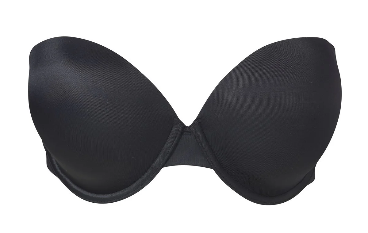 Porcelain Strapless Bra Black - Panache