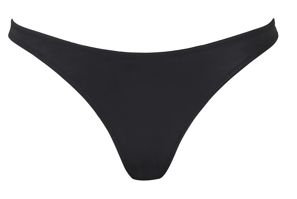 Porcelain Thong Black - Panache