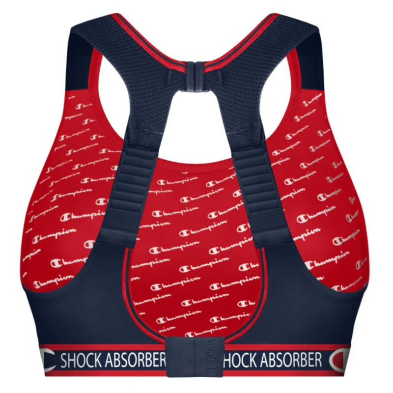 Ultimate Run Navy Blue Sports Bra - Shock Absorber/Champion - Image 2
