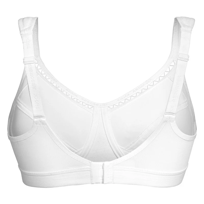 Active Classic Support Sports Bra White - Shock Absorber - Image 2