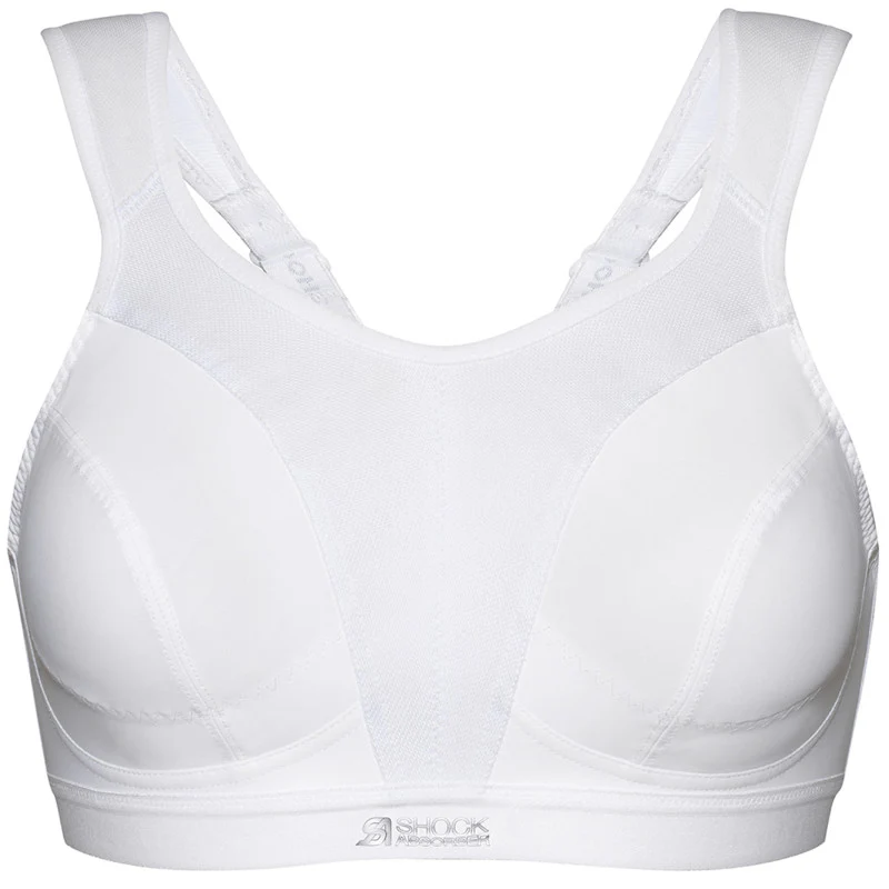 D+ Max Support Sports Bra White - Shock Absorber