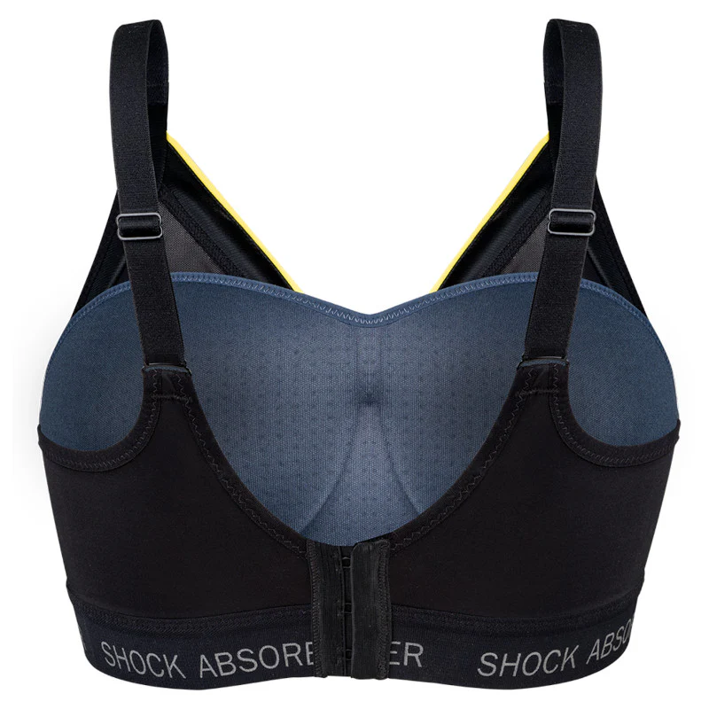 Shaped Support Sports Bra Grey - Shock Absorber - Image 2