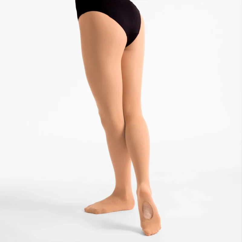 Intermediate Convertible Dance Tights - Silky - Image 4