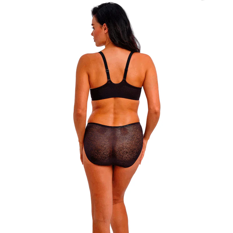 Back Appeal Front Fastener T-shirt Bra Black - Image 2