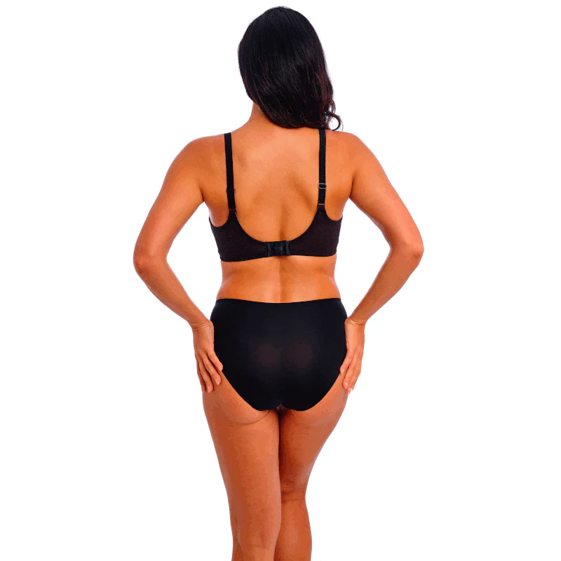 Back Appeal Seamless Wire Free Bra Black - Image 3