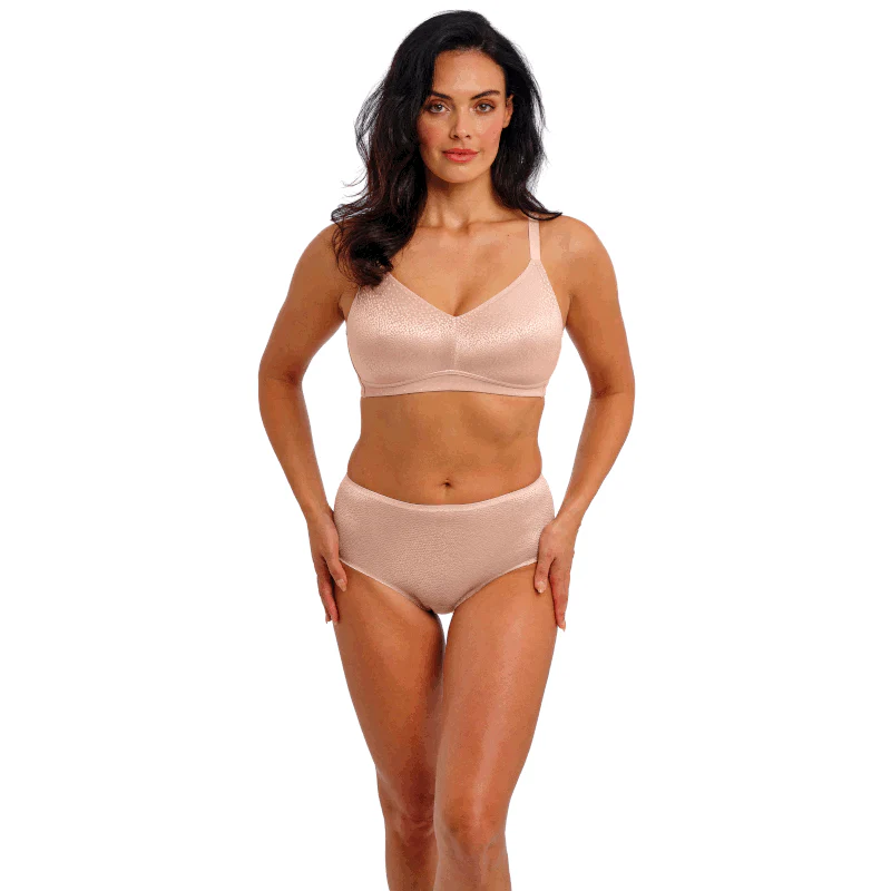 Back Appeal Seamless Wire Free Bra Rose Dust - Image 2