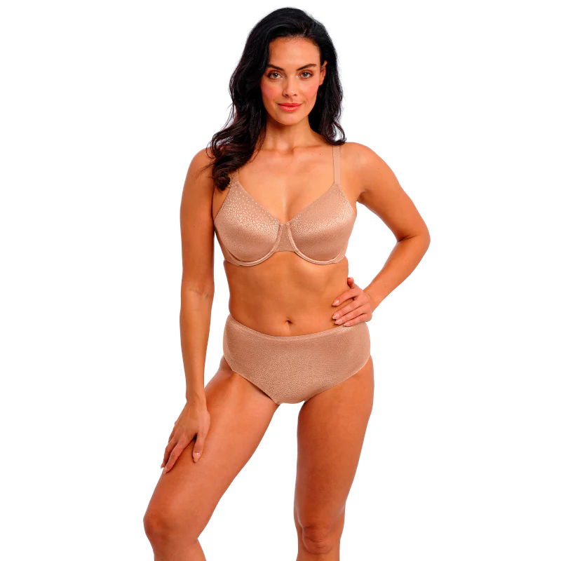 Back Appeal Underwired T-shirt Bra Praline - Image 2