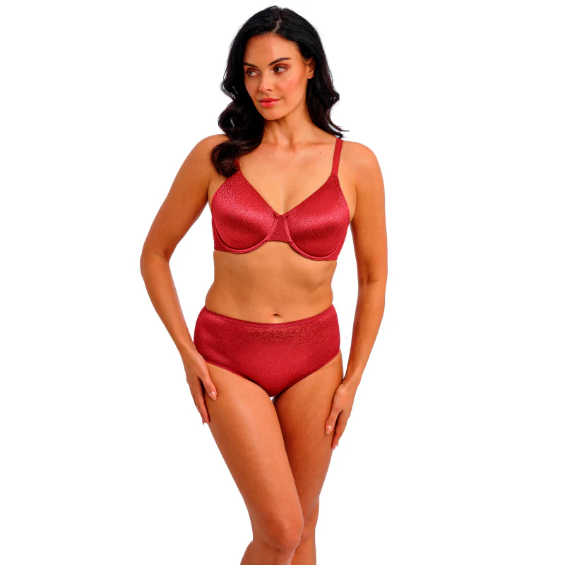 Back Appeal Underwired T-shirt Bra Regina Red - Image 2