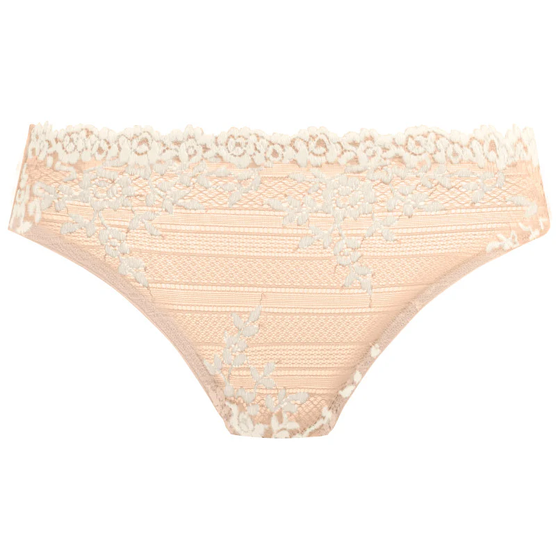 Embrace Lace Bikini Brief Underwear Naturally Nude/Ivory - Wacoal