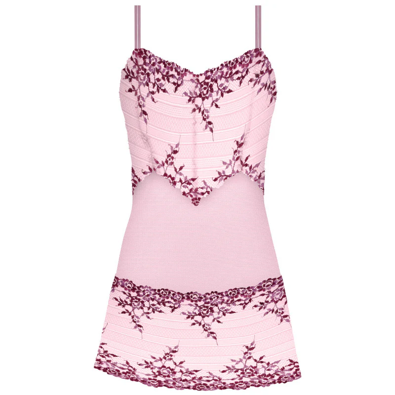 Embrace Lace Chemise Lilac - Wacoal