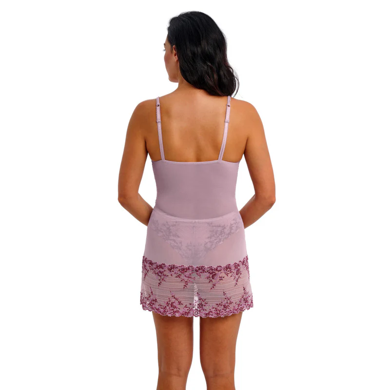 Embrace Lace Chemise Lilac - Wacoal - Image 4