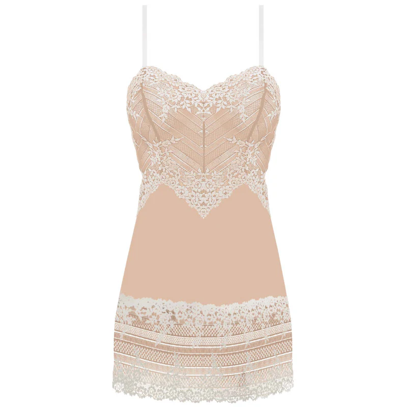 Embrace Lace Chemise Naturally Nude Ivory - Wacoal