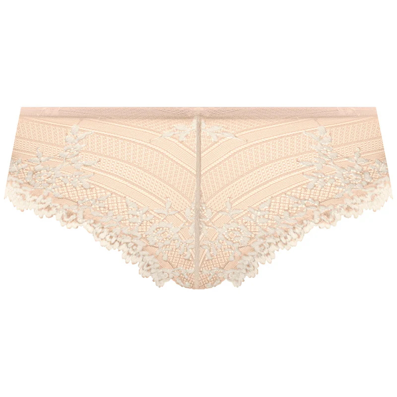 Embrace Lace Tanga Brief Naturally Nude/Ivory - Wacoal
