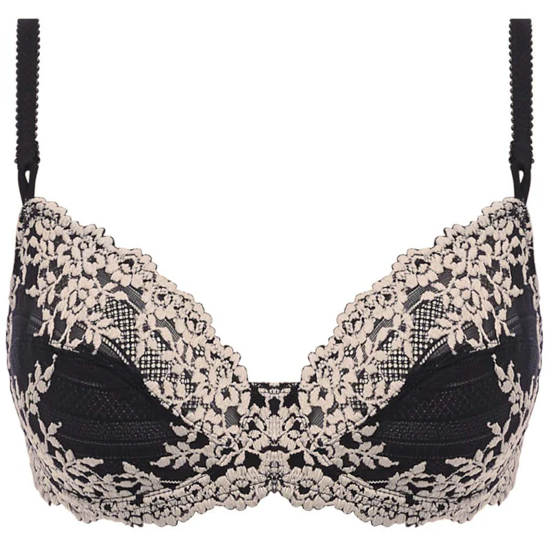 Embrace Lace Underwired Bra Black - Wacoal