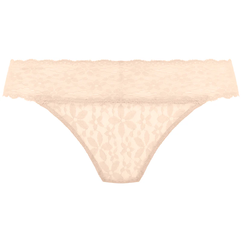 Halo Lace Brief Nude - Wacoal